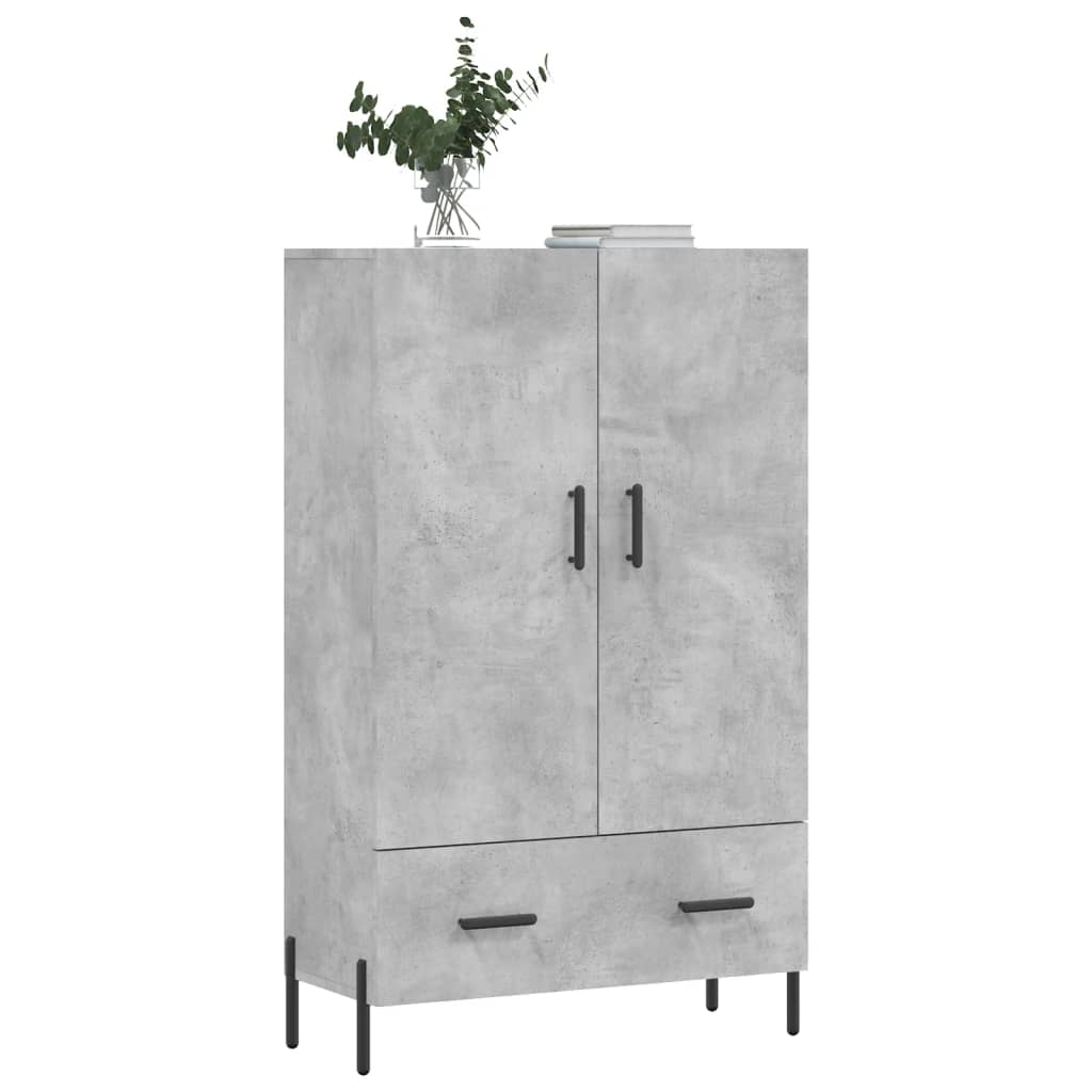 Credenza Grigio Cemento 69,5x31x115 cm in Legno Multistrato - homemem39