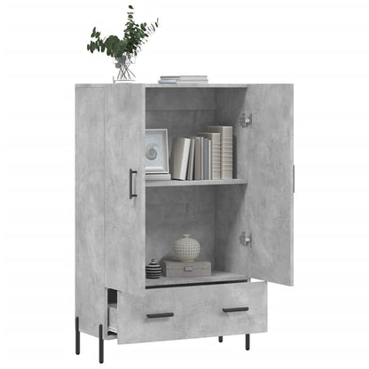 Credenza Grigio Cemento 69,5x31x115 cm in Legno Multistrato - homemem39