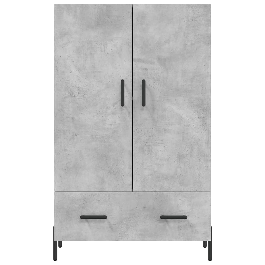 Credenza Grigio Cemento 69,5x31x115 cm in Legno Multistrato - homemem39