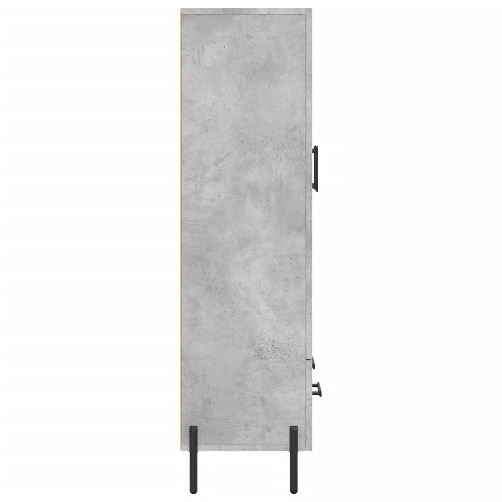 Credenza Grigio Cemento 69,5x31x115 cm in Legno Multistrato - homemem39