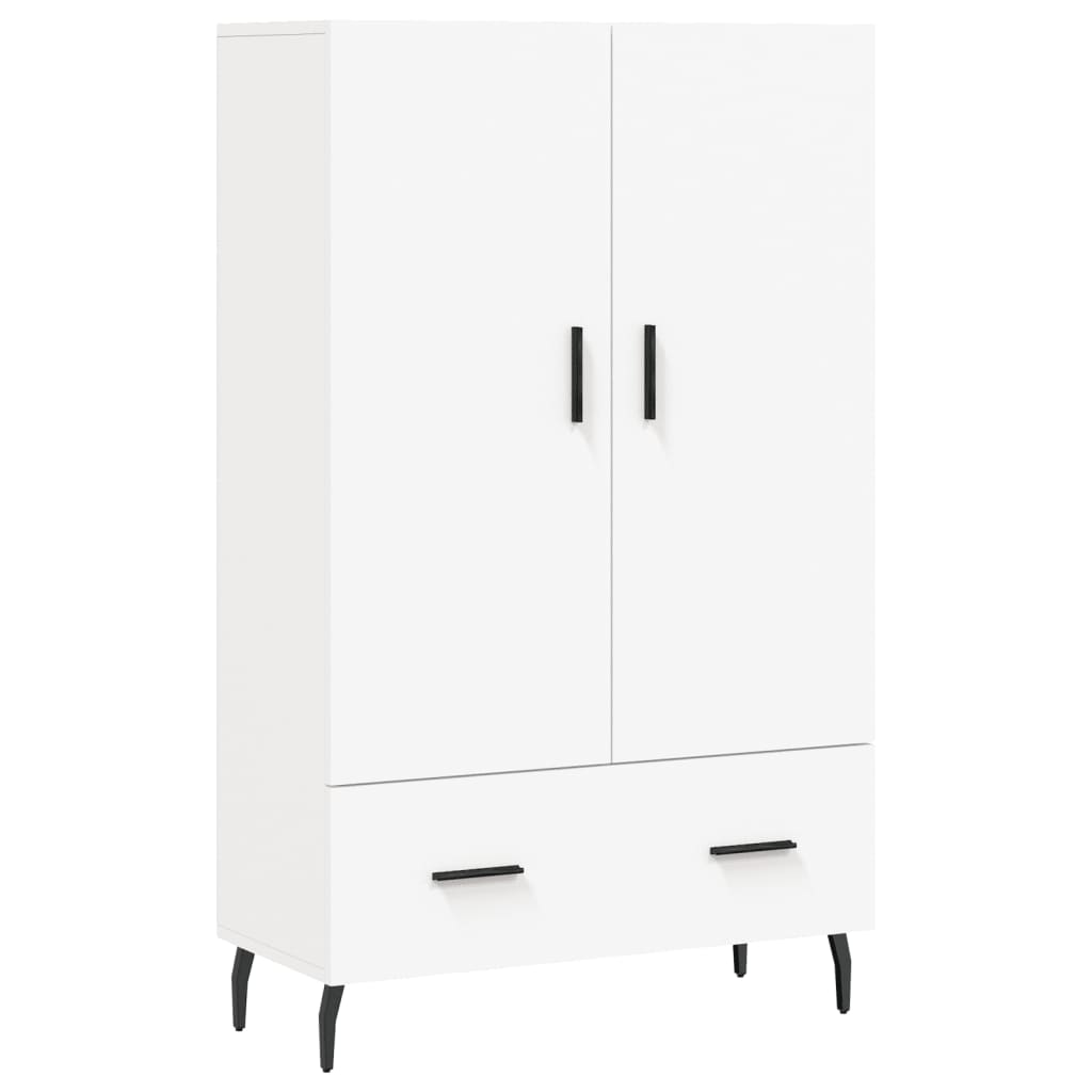 Credenza Bianca 69,5x31x115 cm in Legno Multistrato - homemem39