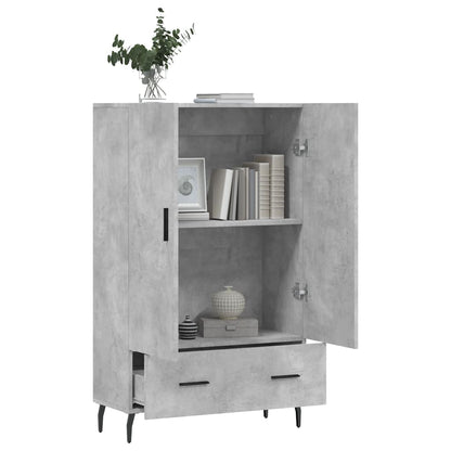 Credenza Grigio Cemento 69,5x31x115 cm in Legno Multistrato - homemem39