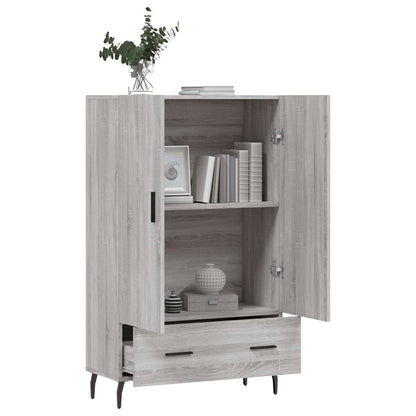 Credenza Grigio Sonoma 69,5x31x115 cm in Legno Multistrato - homemem39