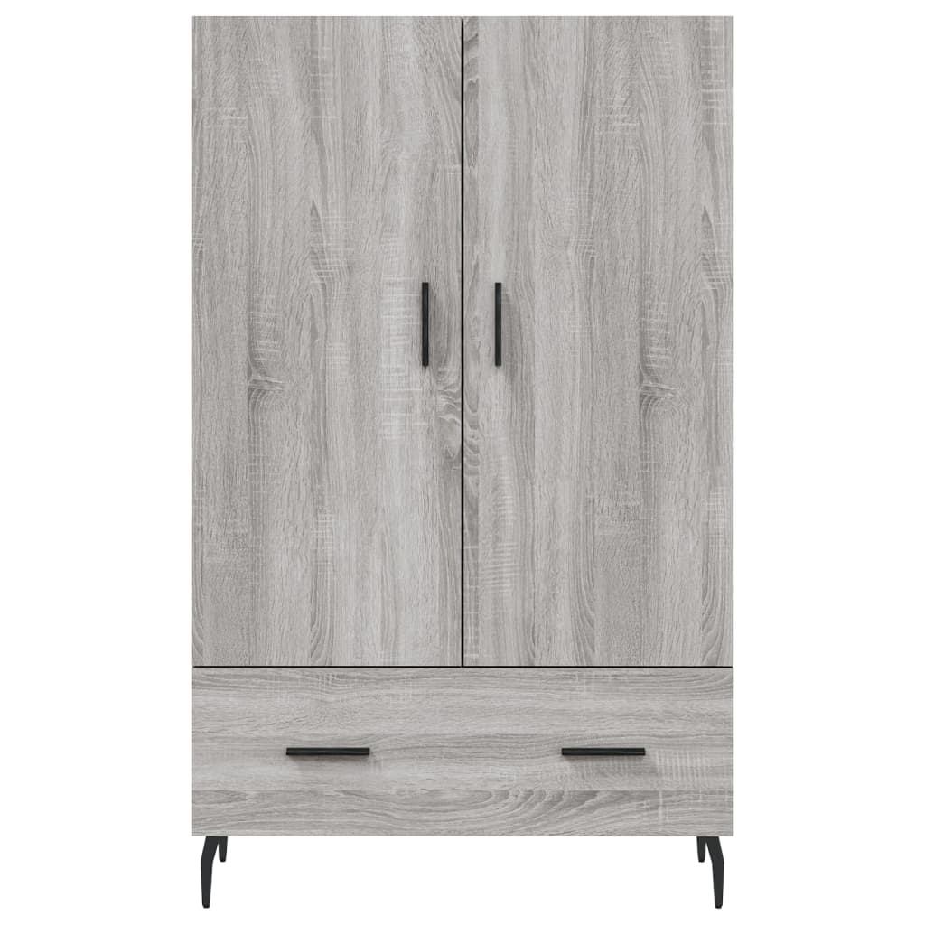 Credenza Grigio Sonoma 69,5x31x115 cm in Legno Multistrato - homemem39