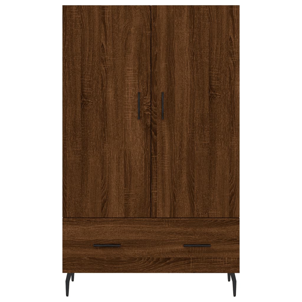 Credenza Rovere Marrone 69,5x31x115 cm in Legno Multistrato - homemem39