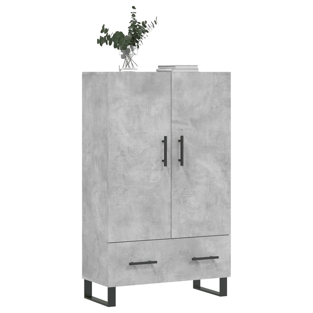 Credenza Grigio Cemento 69,5x31x115 cm in Legno Multistrato - homemem39