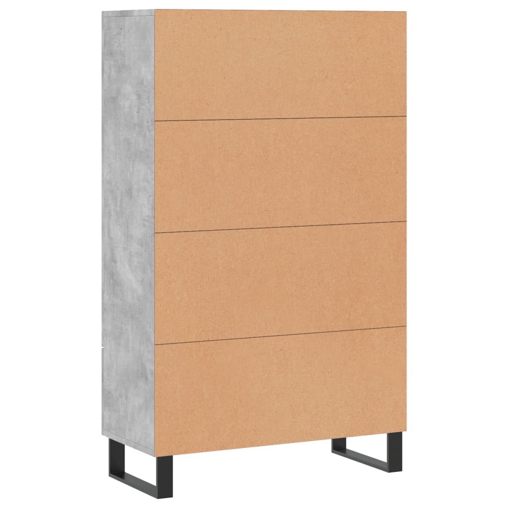 Credenza Grigio Cemento 69,5x31x115 cm in Legno Multistrato - homemem39