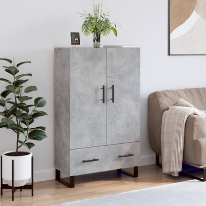 Credenza Grigio Cemento 69,5x31x115 cm in Legno Multistrato - homemem39