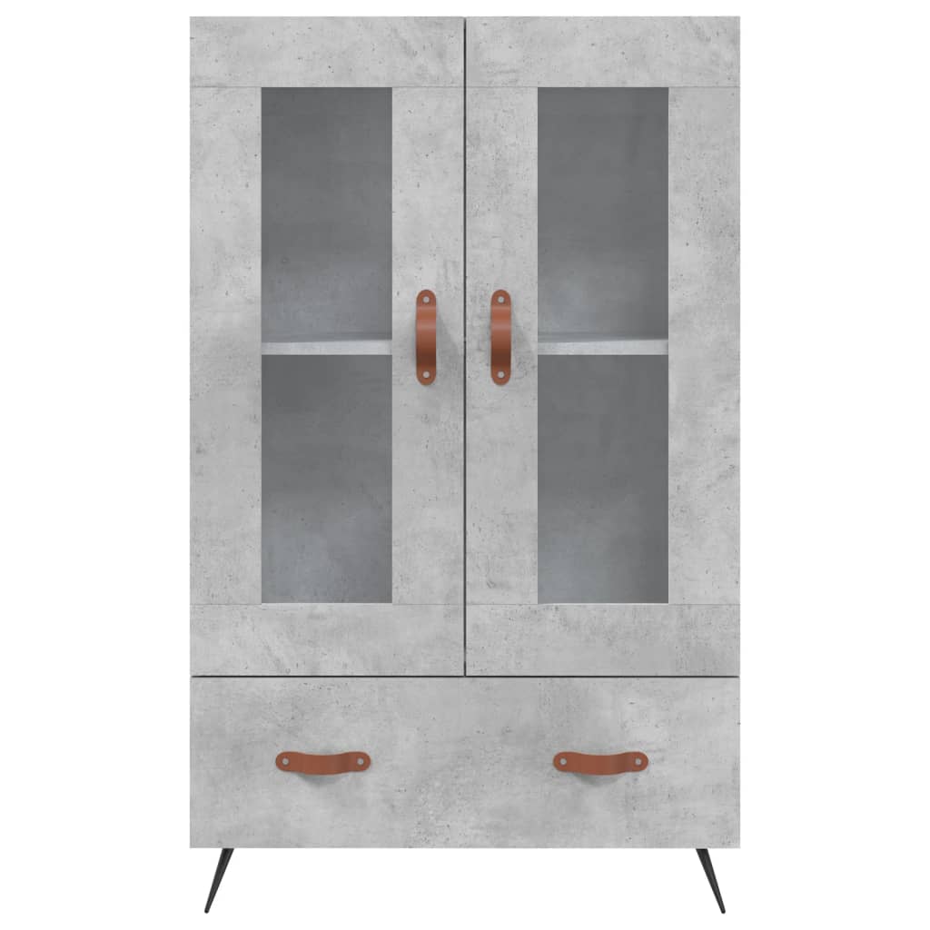 Credenza Grigio Cemento 69,5x31x115 cm in Legno Multistrato - homemem39