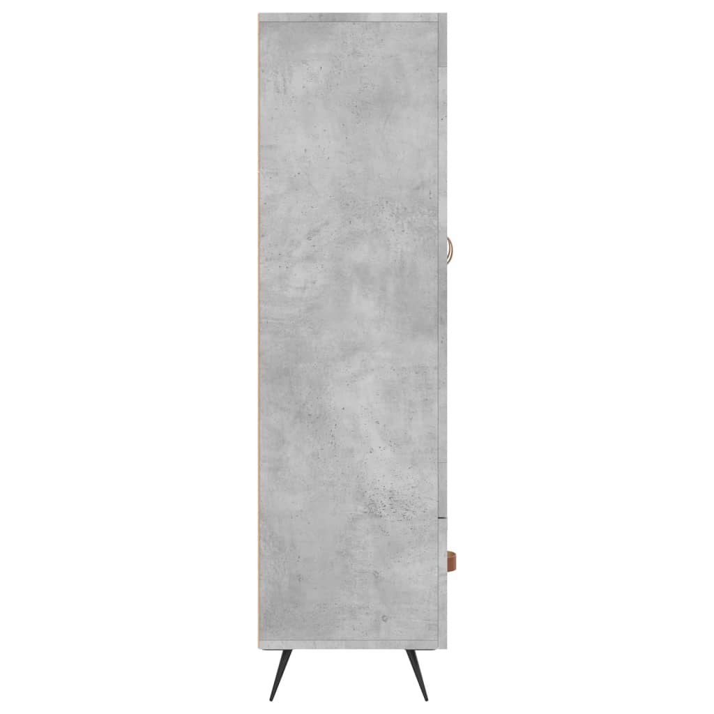 Credenza Grigio Cemento 69,5x31x115 cm in Legno Multistrato - homemem39