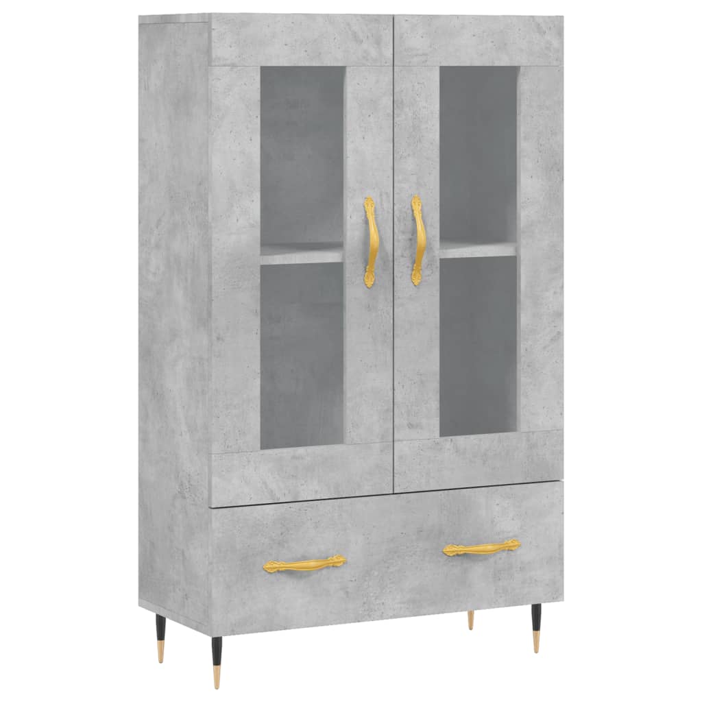 Credenza Grigio Cemento 69,5x31x115 cm in Legno Multistrato - homemem39