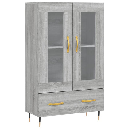 Credenza Grigio Sonoma 69,5x31x115 cm in Legno Multistrato - homemem39