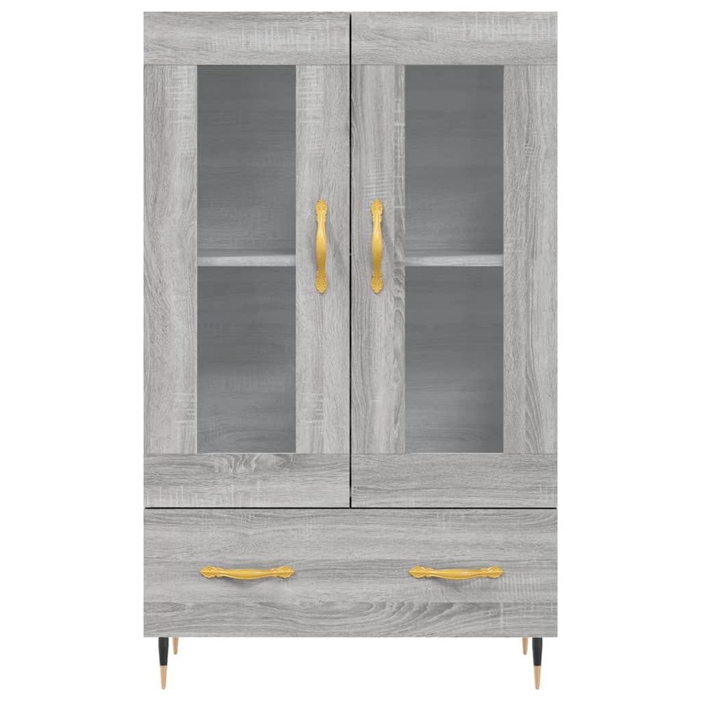 Credenza Grigio Sonoma 69,5x31x115 cm in Legno Multistrato - homemem39