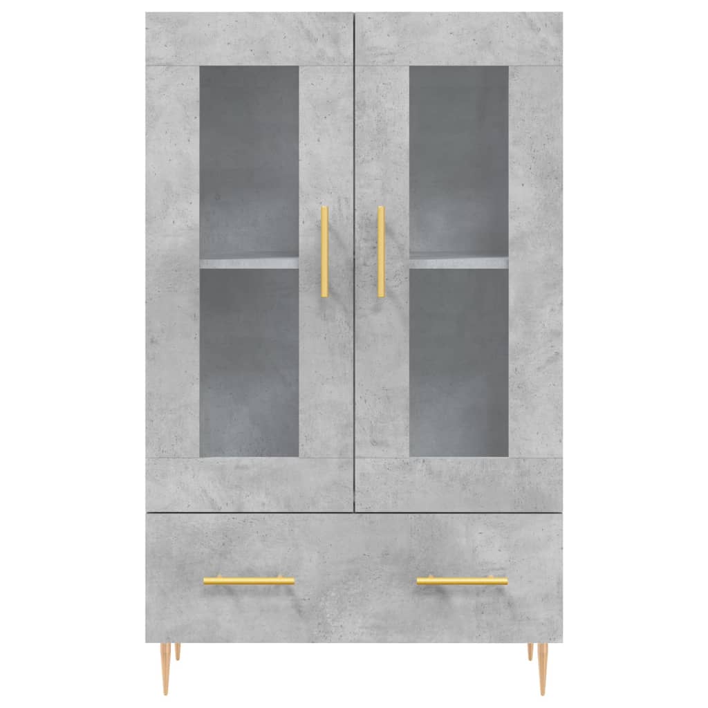 Credenza Grigio Cemento 69,5x31x115 cm in Legno Multistrato - homemem39