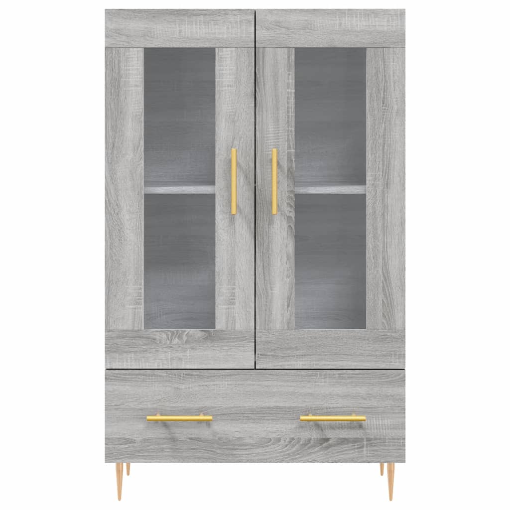 Credenza Grigio Sonoma 69,5x31x115 cm in Legno Multistrato - homemem39