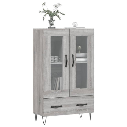 Credenza Grigio Sonoma 69,5x31x115 cm in Legno Multistrato - homemem39