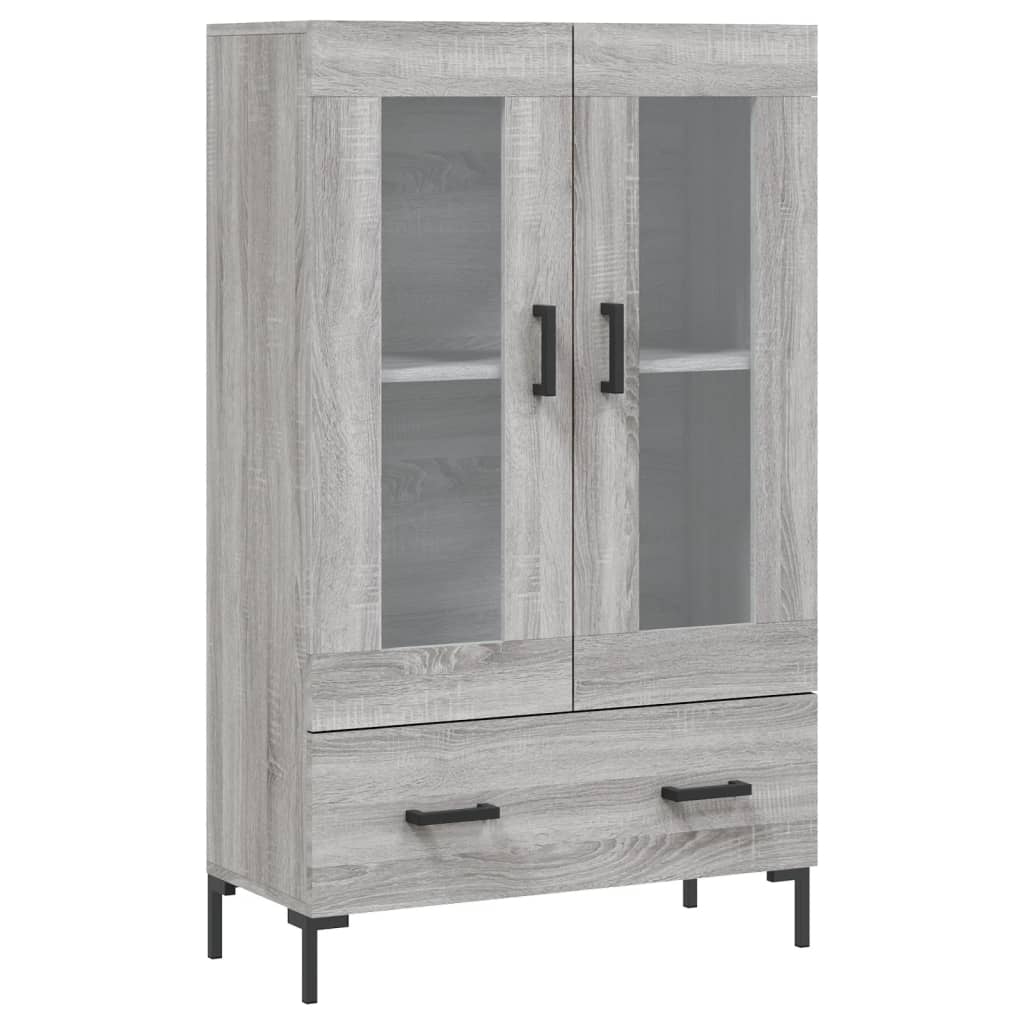 Credenza Grigio Sonoma 69,5x31x115 cm in Legno Multistrato - homemem39