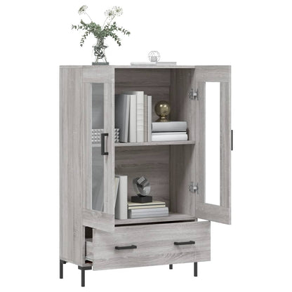 Credenza Grigio Sonoma 69,5x31x115 cm in Legno Multistrato - homemem39