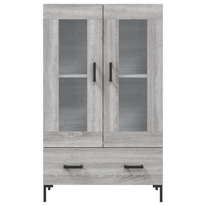 Credenza Grigio Sonoma 69,5x31x115 cm in Legno Multistrato - homemem39