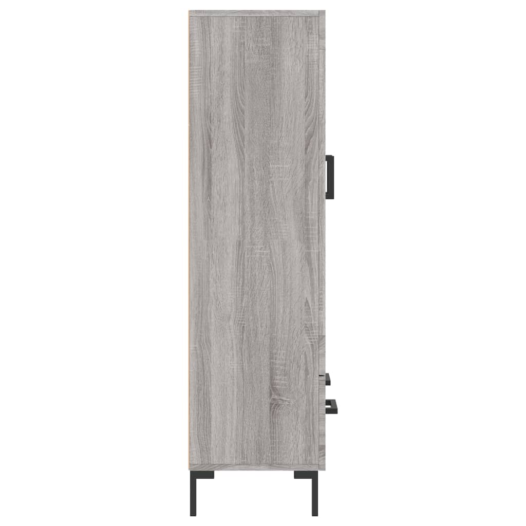 Credenza Grigio Sonoma 69,5x31x115 cm in Legno Multistrato - homemem39