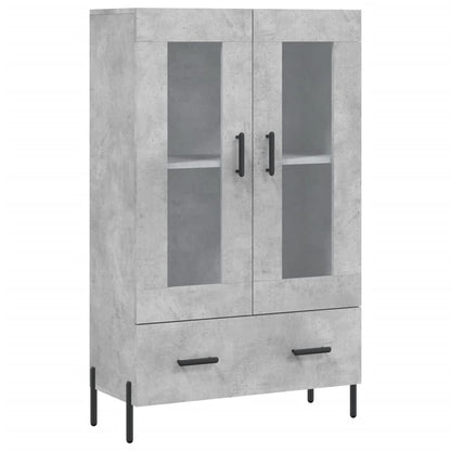 Credenza Grigio Cemento 69,5x31x115 cm in Legno Multistrato - homemem39