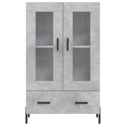 Credenza Grigio Cemento 69,5x31x115 cm in Legno Multistrato - homemem39