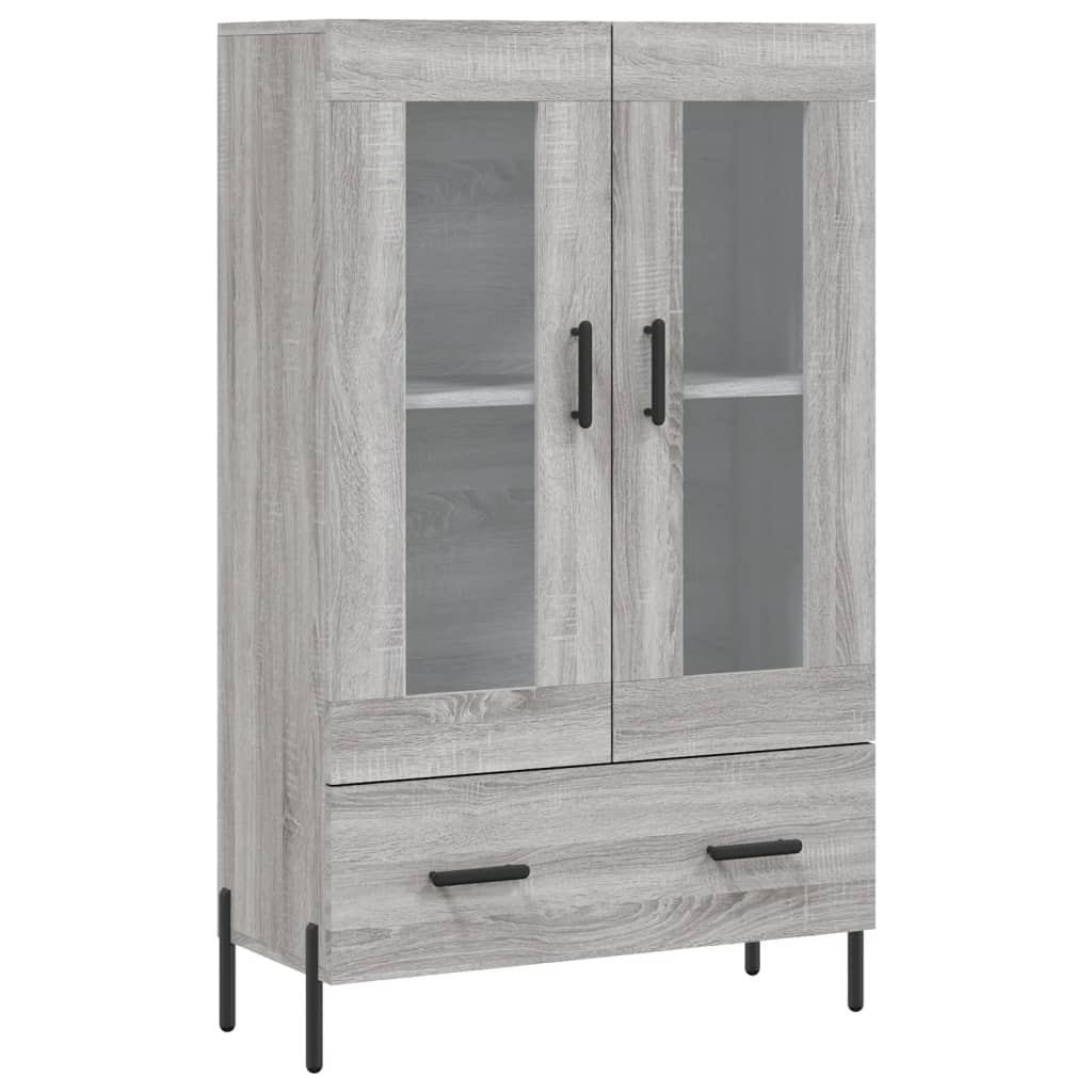 Credenza Grigio Sonoma 69,5x31x115 cm in Legno Multistrato - homemem39