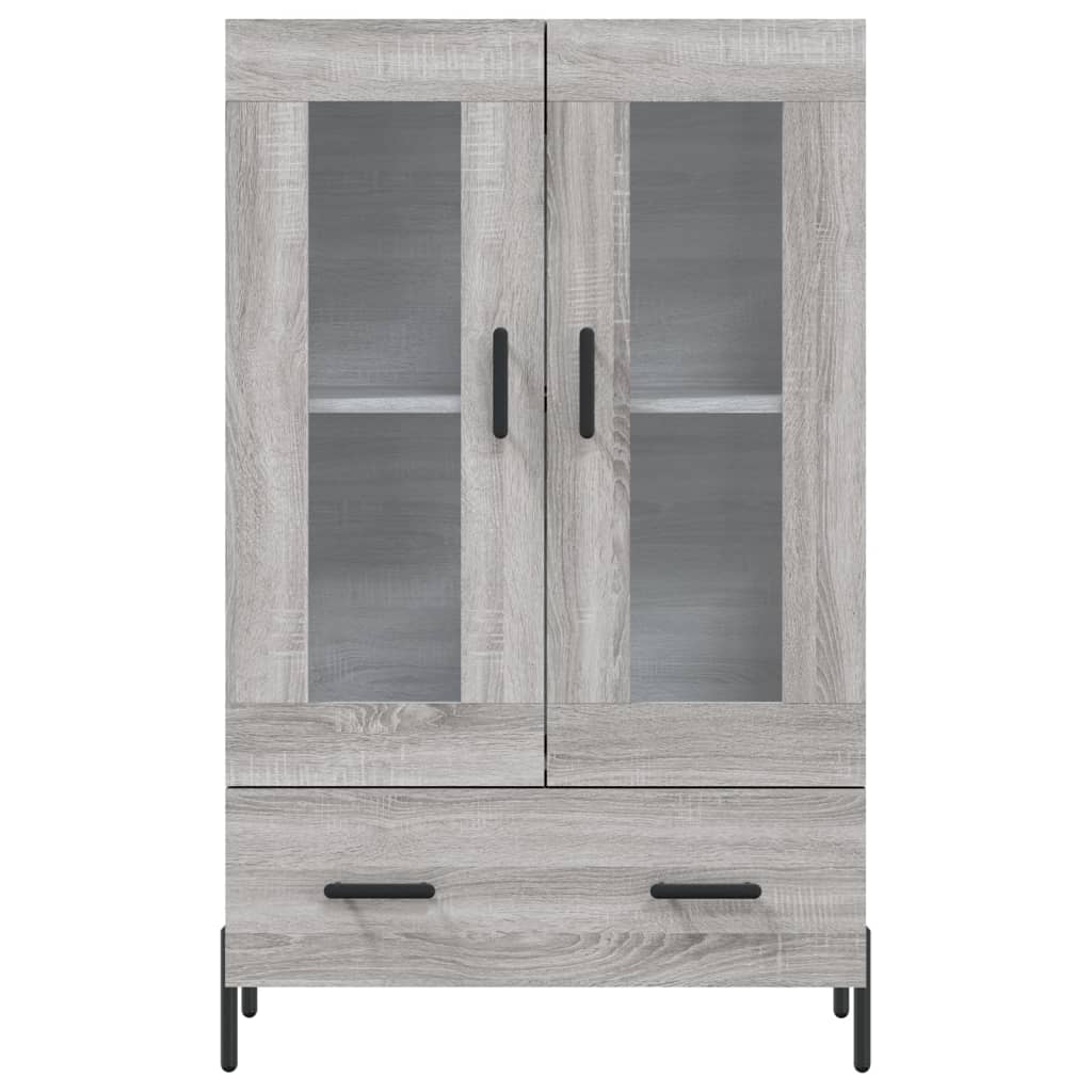 Credenza Grigio Sonoma 69,5x31x115 cm in Legno Multistrato - homemem39