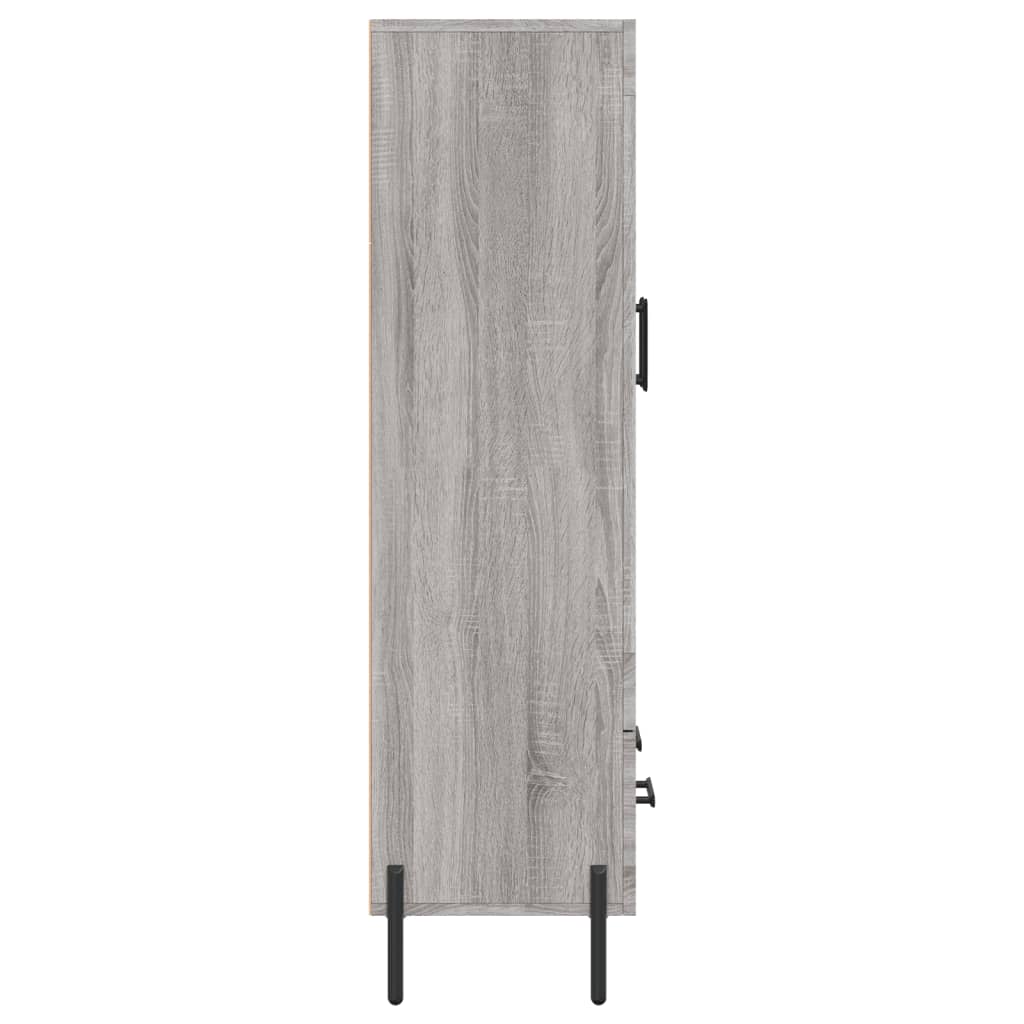 Credenza Grigio Sonoma 69,5x31x115 cm in Legno Multistrato - homemem39