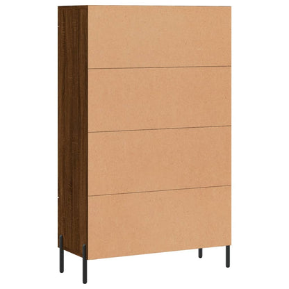 Credenza Rovere Marrone 69,5x31x115 cm in Legno Multistrato - homemem39