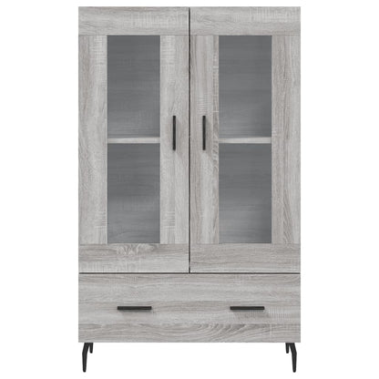 Credenza Grigio Sonoma 69,5x31x115 cm in Legno Multistrato - homemem39