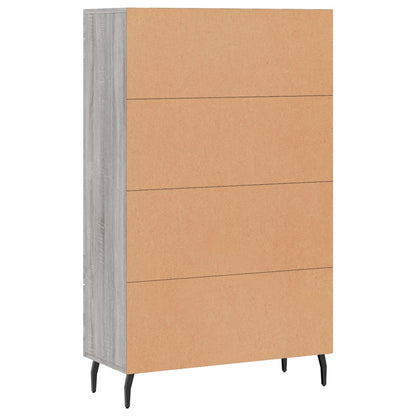 Credenza Grigio Sonoma 69,5x31x115 cm in Legno Multistrato - homemem39