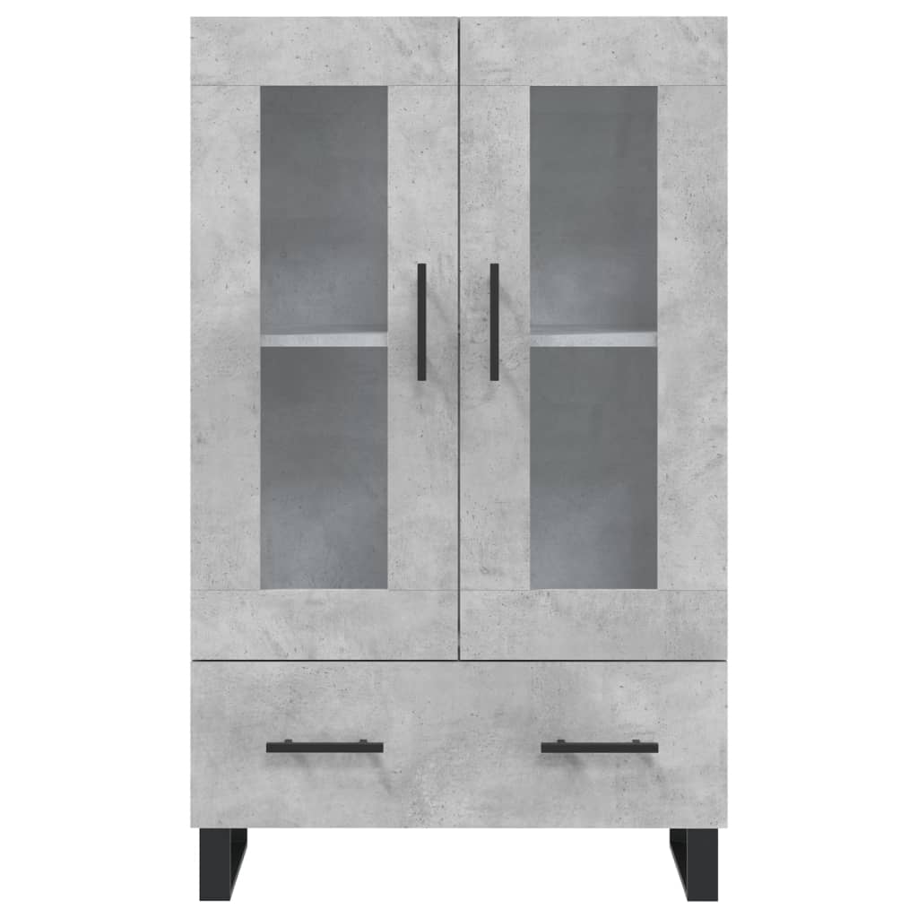 Credenza Grigio Cemento 69,5x31x115 cm in Legno Multistrato - homemem39