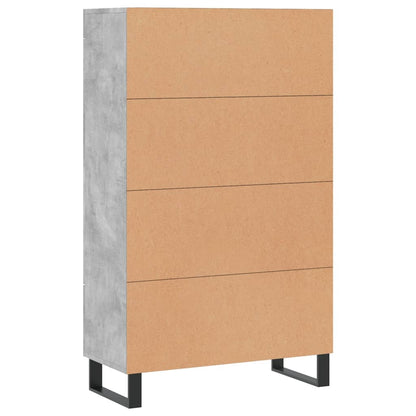 Credenza Grigio Cemento 69,5x31x115 cm in Legno Multistrato - homemem39