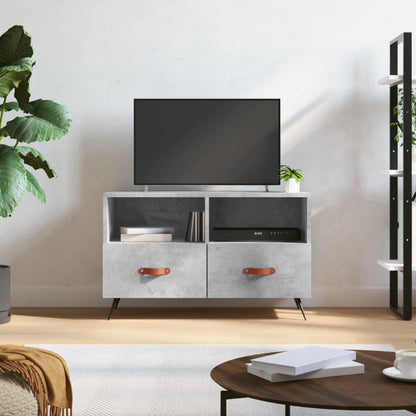 Mobile per TV Grigio Cemento 80x36x50 cm Legno Multistrato - homemem39