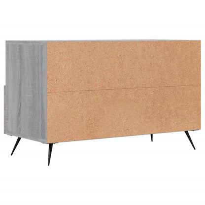 Mobile Porta TV Grigio Sonoma 80x36x50 cm in Legno Multistrato - homemem39