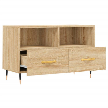 Mobile per TV Rovere Sonoma 80x36x50 cm Legno Multistrato - homemem39