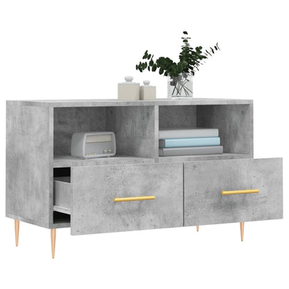 Mobile per TV Grigio Cemento 80x36x50 cm Legno Multistrato - homemem39