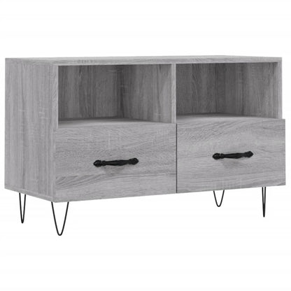 Mobile Porta TV Grigio Sonoma 80x36x50 cm in Legno Multistrato - homemem39