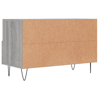 Mobile Porta TV Grigio Sonoma 80x36x50 cm in Legno Multistrato - homemem39