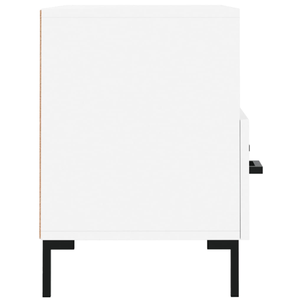 Mobile Porta TV Bianco 80x36x50 cm in Legno Multistrato - homemem39
