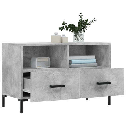 Mobile per TV Grigio Cemento 80x36x50 cm Legno Multistrato - homemem39