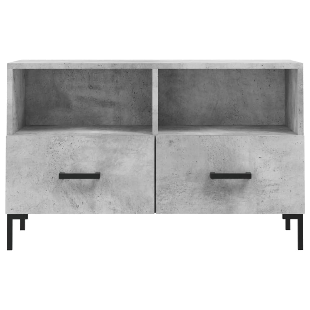 Mobile per TV Grigio Cemento 80x36x50 cm Legno Multistrato - homemem39