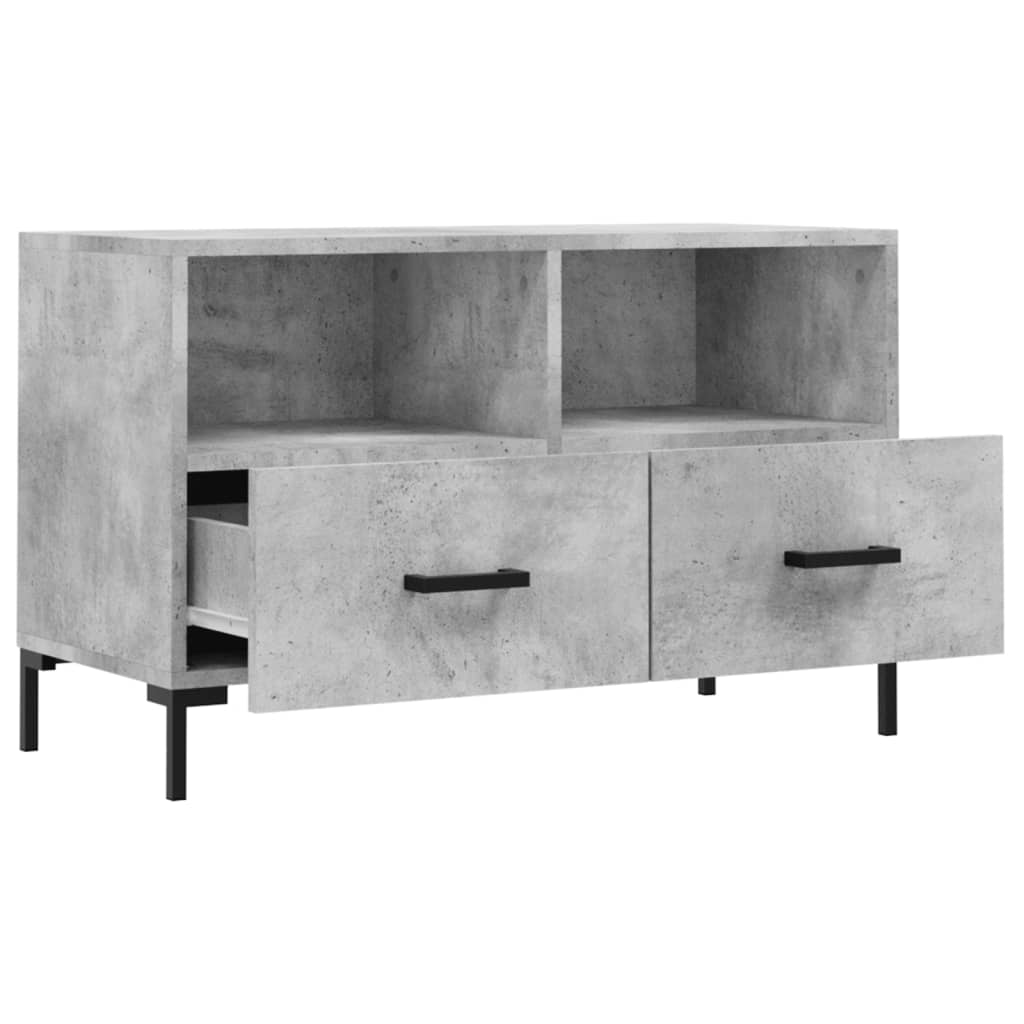 Mobile per TV Grigio Cemento 80x36x50 cm Legno Multistrato - homemem39