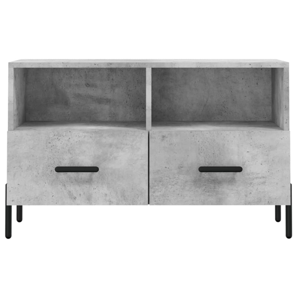 Mobile per TV Grigio Cemento 80x36x50 cm Legno Multistrato - homemem39