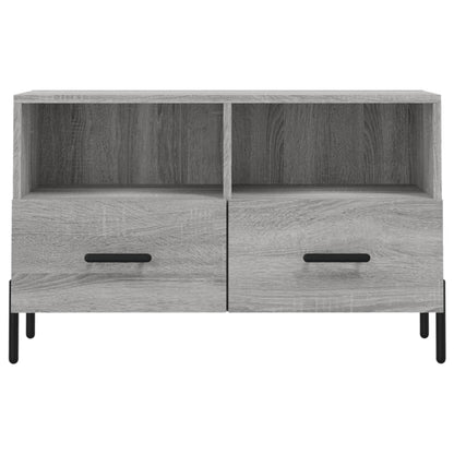 Mobile Porta TV Grigio Sonoma 80x36x50 cm in Legno Multistrato - homemem39