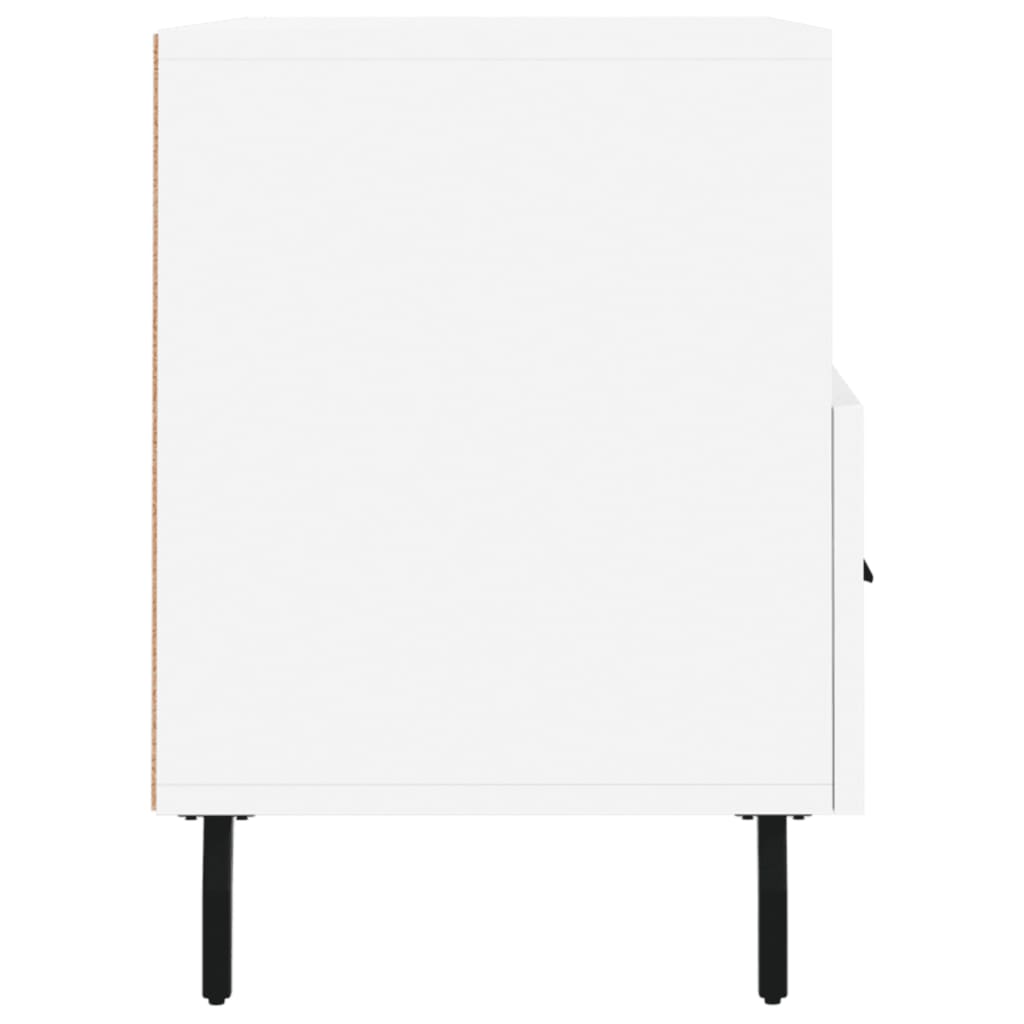 Mobile Porta TV Bianco 80x36x50 cm in Legno Multistrato - homemem39