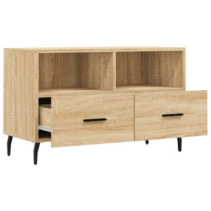 Mobile per TV Rovere Sonoma 80x36x50 cm Legno Multistrato - homemem39