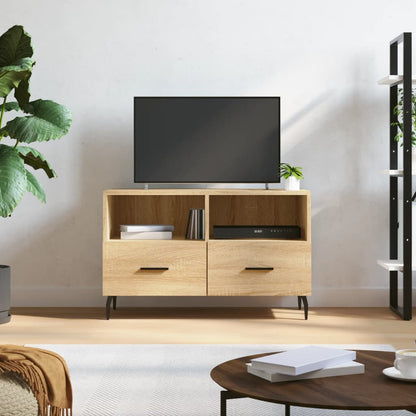 Mobile per TV Rovere Sonoma 80x36x50 cm Legno Multistrato - homemem39