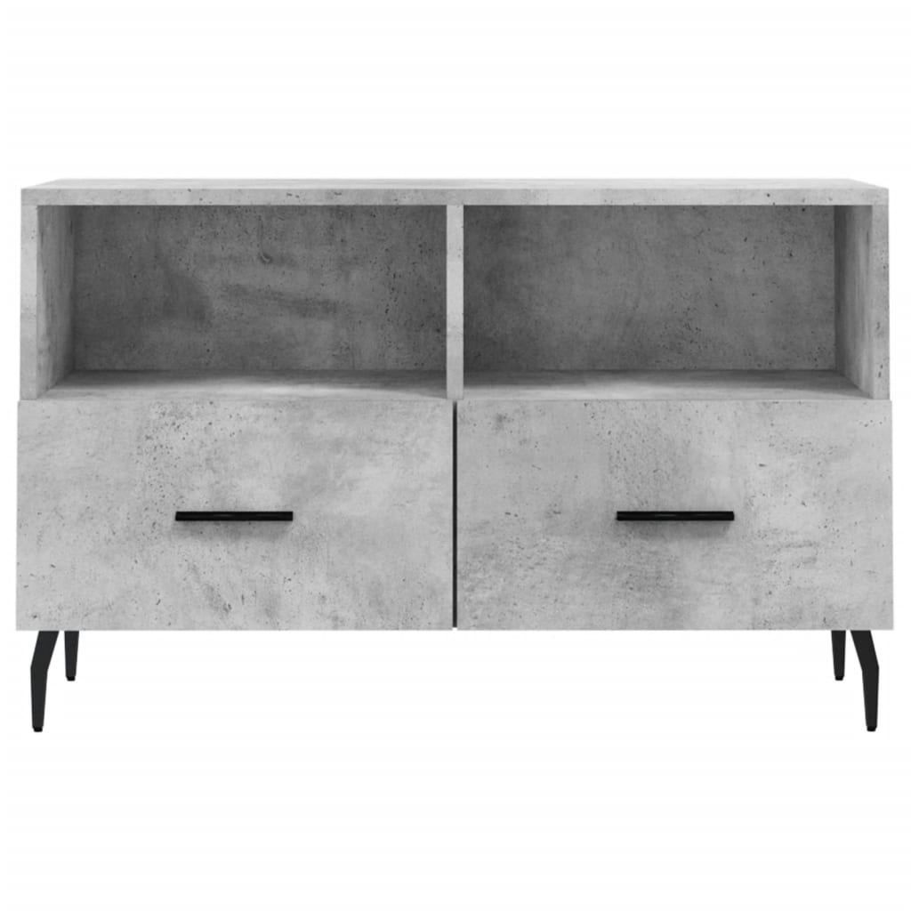 Mobile per TV Grigio Cemento 80x36x50 cm Legno Multistrato - homemem39